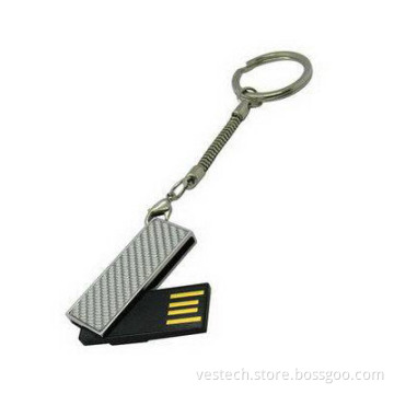 Mini USB Water Proof USB Metal Housing with Key Chain VFD-5030